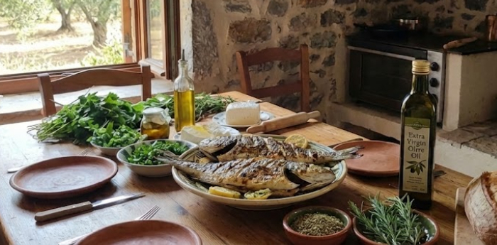 Ψάρεμα από την ακτή στο Οίτυλο