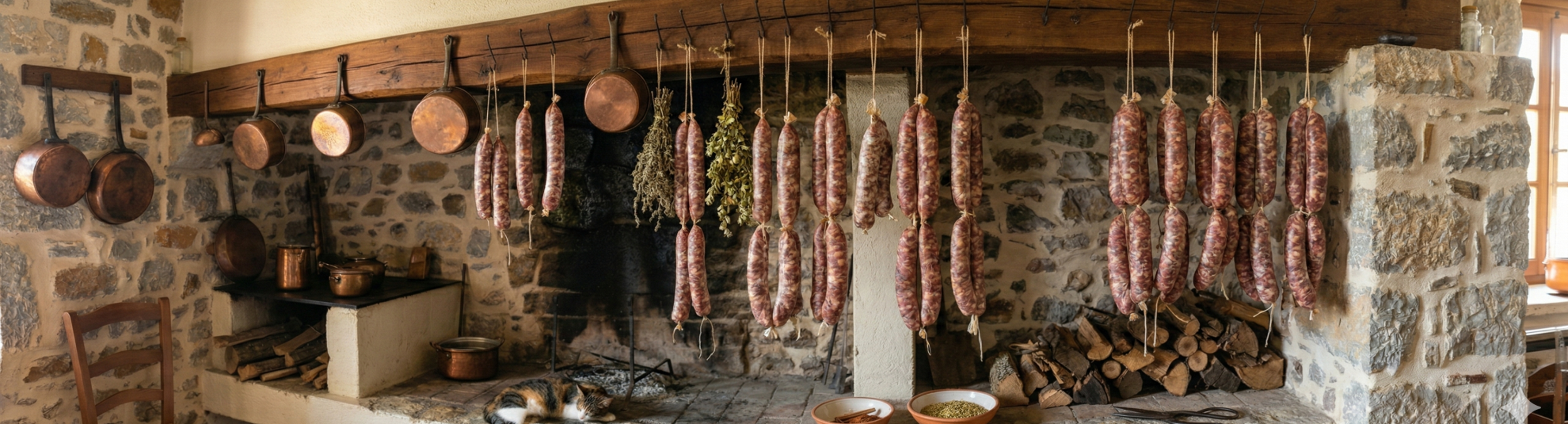 Συριανά Λουκάνικα Αέρος στη Μανη